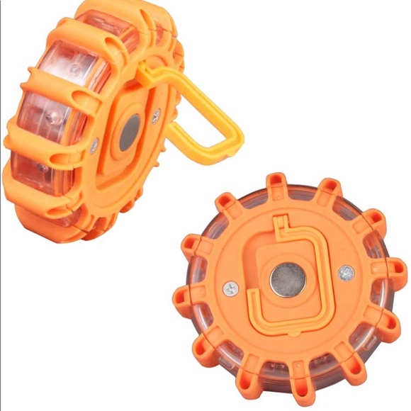 LED Road Flares Disc for Emergency Traffic Car Construction Warning Flashing Lig - Picture 2 of 8